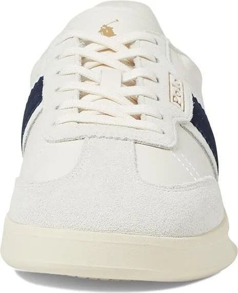 Polo Ralph Lauren Htr Aera Men's Shoes Bianco/Navy : 14 D - Medium, Leather/Rubber/Suede - Image 5