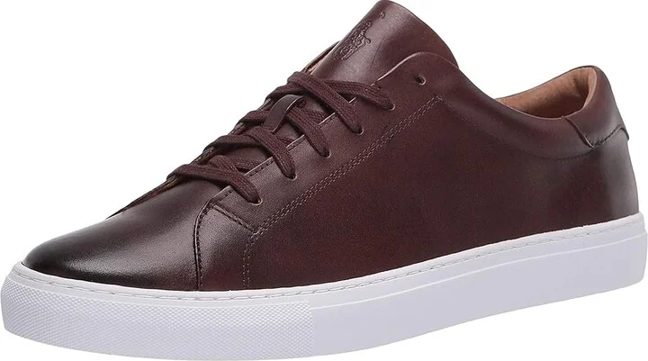 Polo Ralph Lauren Jermain Sneakerss Men's Shoes Polo Brown Dress Calf Leather : 7 D - Medium - Image 2