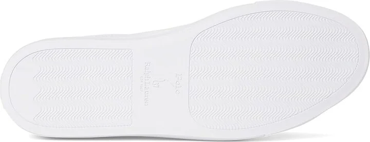 Polo Ralph Lauren Jermain Sneakerss Men's Shoes White : 13 D - Medium, Leather - Image 3