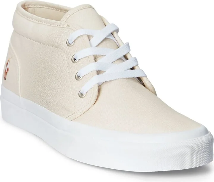 POLO RALPH LAUREN Keaton Chukka Boot Sneaker Ecru 7.5 D (M)