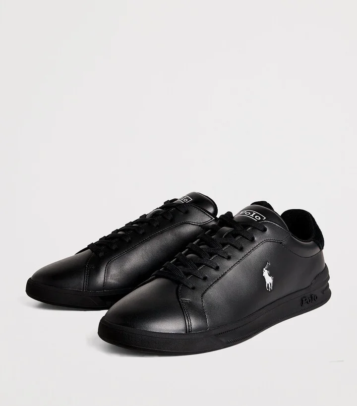 Polo Ralph Lauren Leather Heritage Court Ii Sneakers - Image 3
