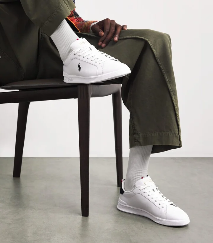 Polo Ralph Lauren Leather Heritage Court Ii Sneakers - Image 2