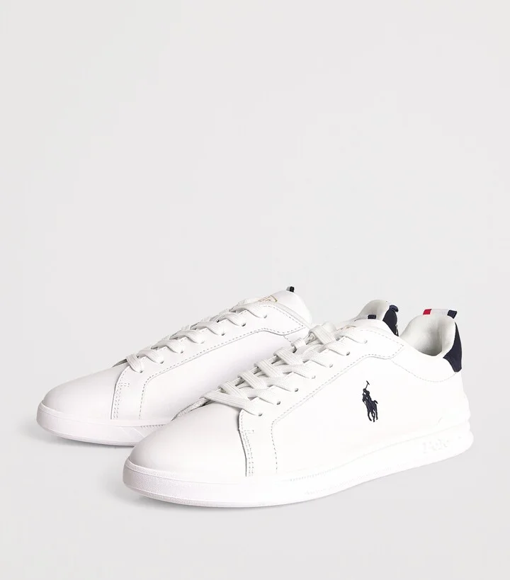 Polo Ralph Lauren Leather Heritage Court Ii Sneakers - Image 3
