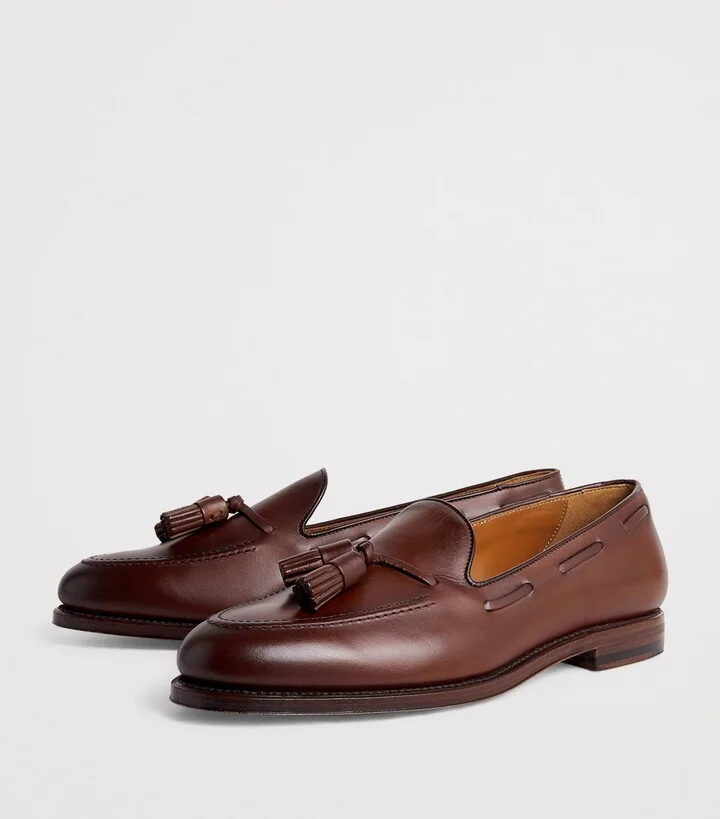 Polo Ralph Lauren Leather Tasselled Maestra Loafers - Image 3