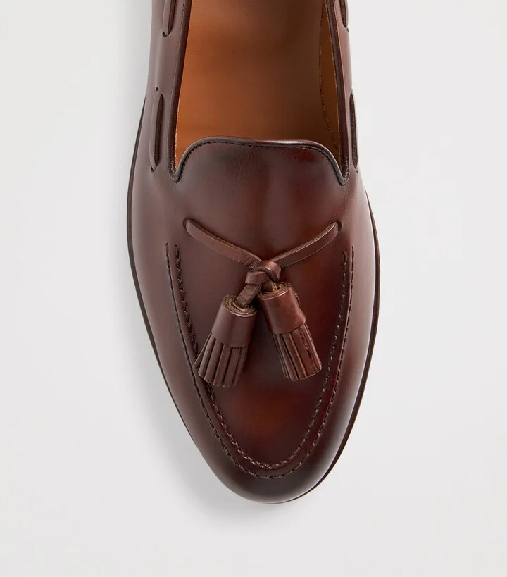 Polo Ralph Lauren Leather Tasselled Maestra Loafers - Image 5