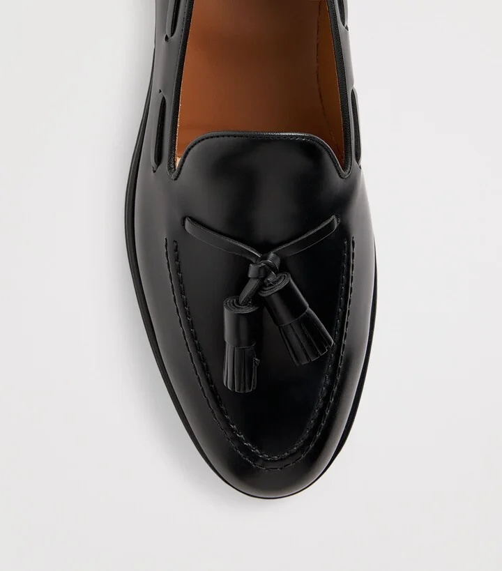 Polo Ralph Lauren Leather Tasselled Maestra Loafers - Image 5
