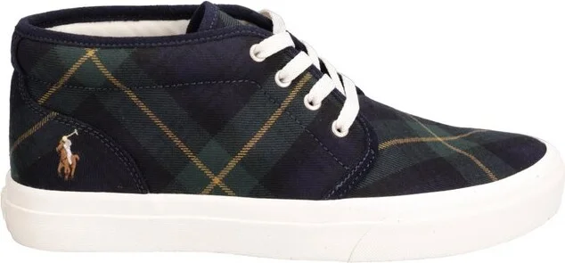 Polo Ralph Lauren Logo Embroidered Lace-Up Sneakers
