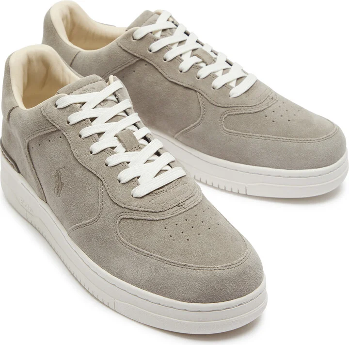 Polo Ralph Lauren Masters Court Panelled Suede Sneakers - Image 3