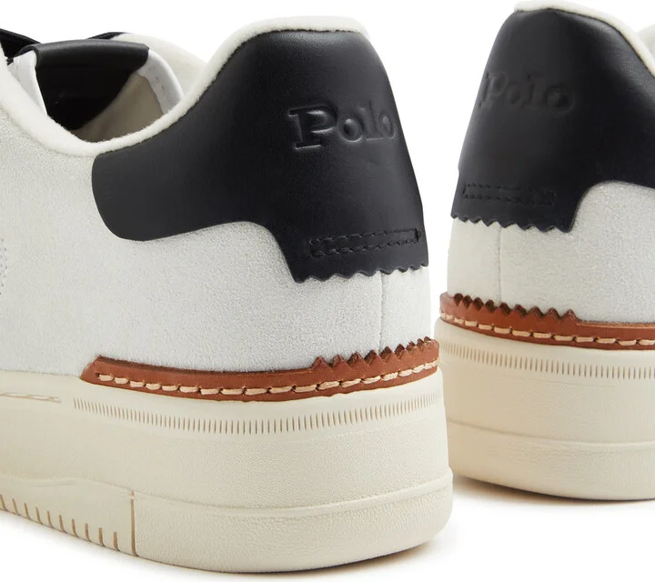 Polo Ralph Lauren Masters Panelled Leather Sneakers - Image 4