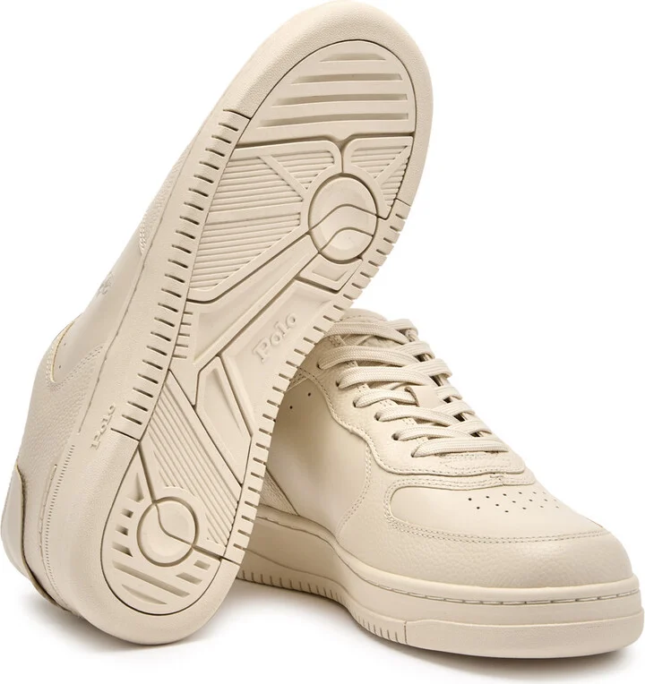 Polo Ralph Lauren Masters Panelled Leather Sneakers - Image 4