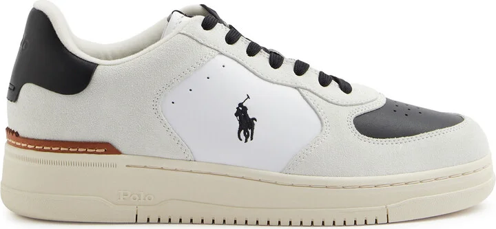 Polo Ralph Lauren Masters Panelled Leather Sneakers