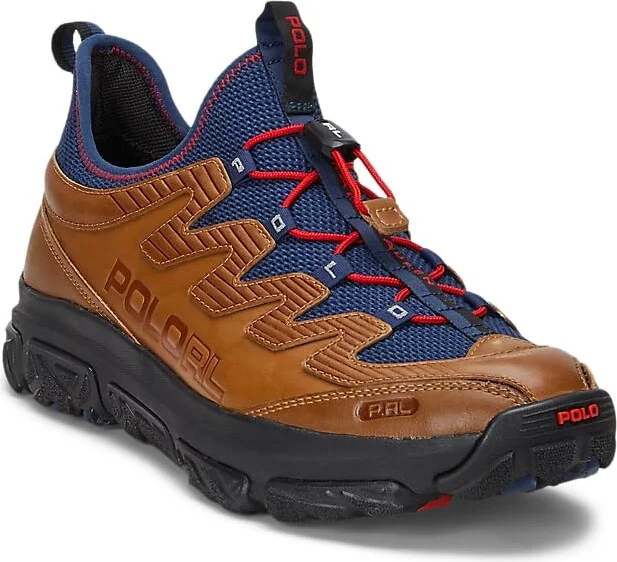 Polo Ralph Lauren Men's Adventure 300LT Leather-Mesh Sneaker
