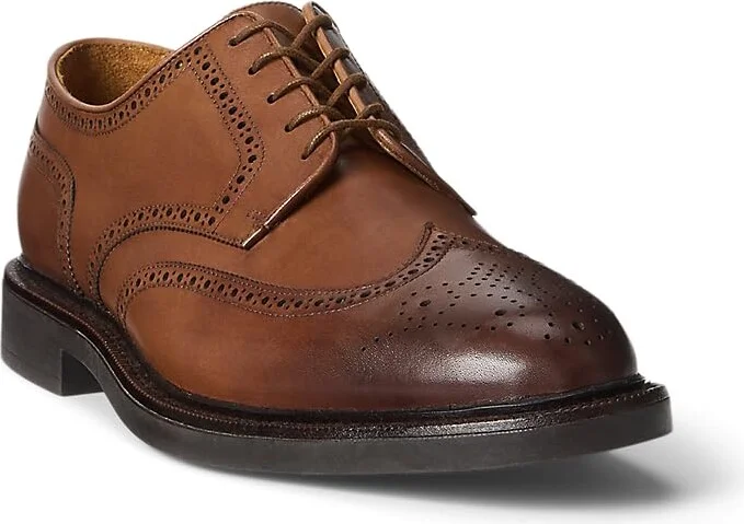 Polo Ralph Lauren Men's Asher Leather Wingtip Shoe Loafer