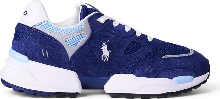 Polo Ralph Lauren Men's Jogger Suede & Mesh Sneaker