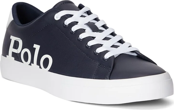 Polo Ralph Lauren Men's Longwood Logo Leather Sneaker