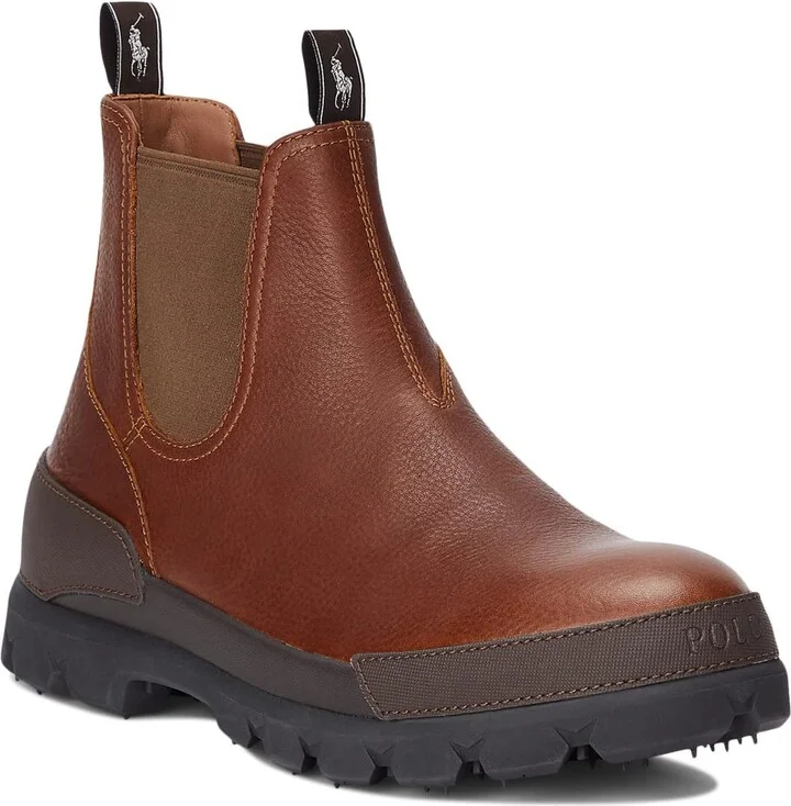Polo Ralph Lauren Men's Oslo Leather Chelsea Boot Fashion