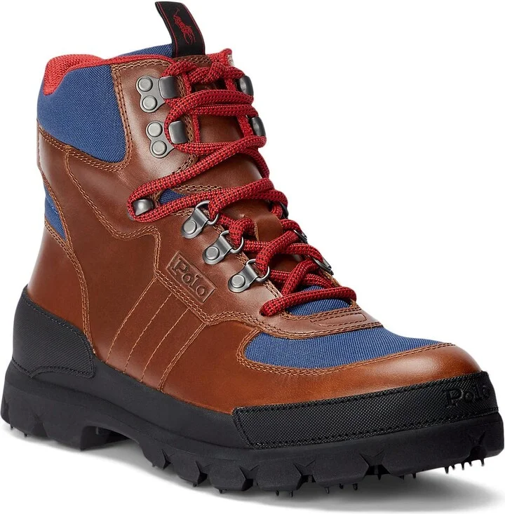 Polo Tan/Light Navy/Red