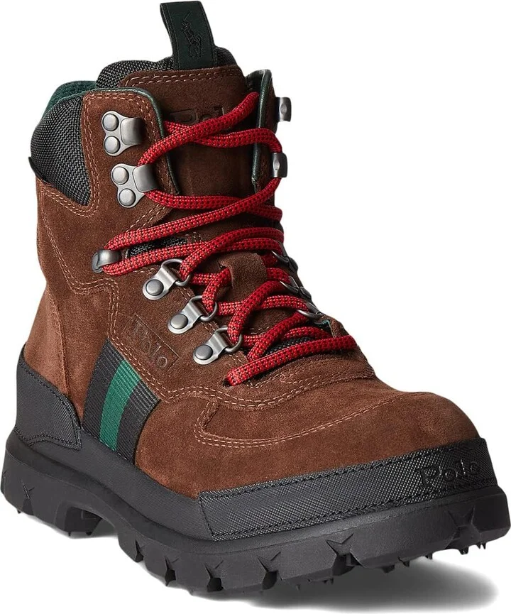 Polo Ralph Lauren Men's Oslo Waterproof Suede & Oxford Boot Fashion