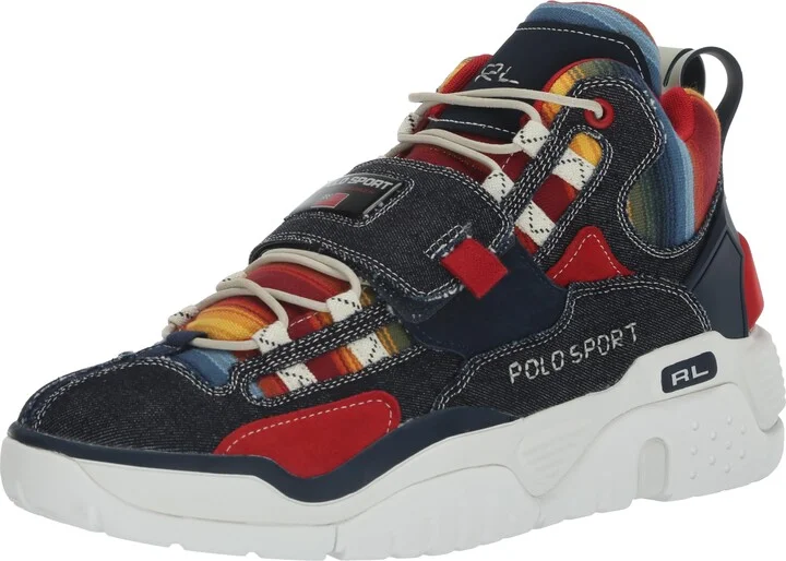 Polo Ralph Lauren Men's PS100 Print High-Top Sneaker