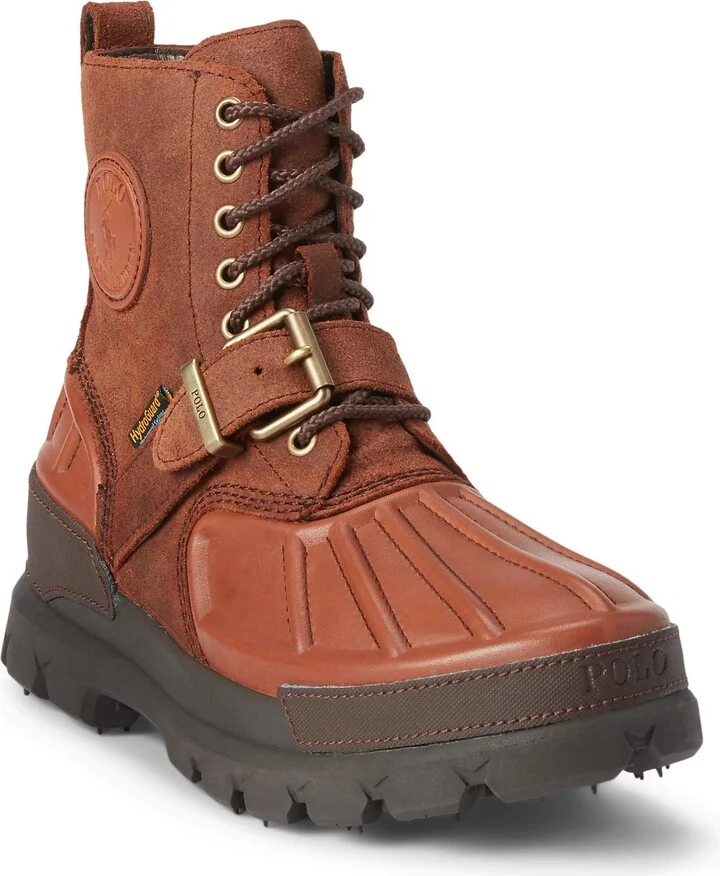 POLO RALPH LAUREN Oslo High Boot Polo Tan 9.5 D (M)