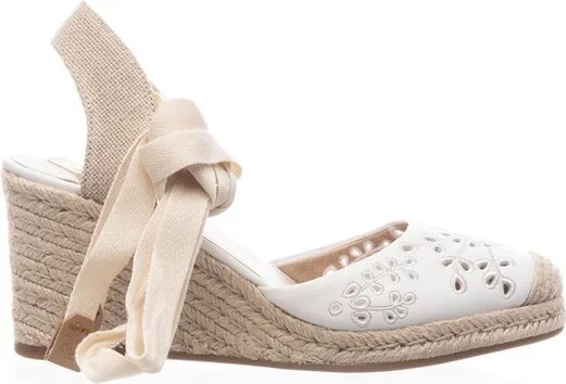 Polo Ralph Lauren Perforated Detail Wedge Sandals