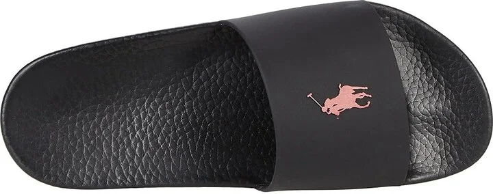 Polo Ralph Lauren Polo Slide Sandal Men's Shoes Black/Red : 16 D - Medium, Synthetic - Image 2