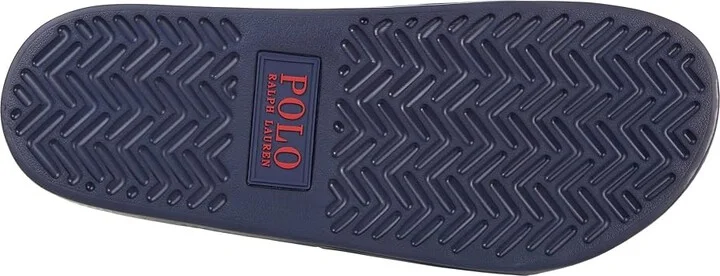 Polo Ralph Lauren Polo Slide Sandal Men's Shoes Navy/Red : 15 D - Medium, Synthetic - Image 3