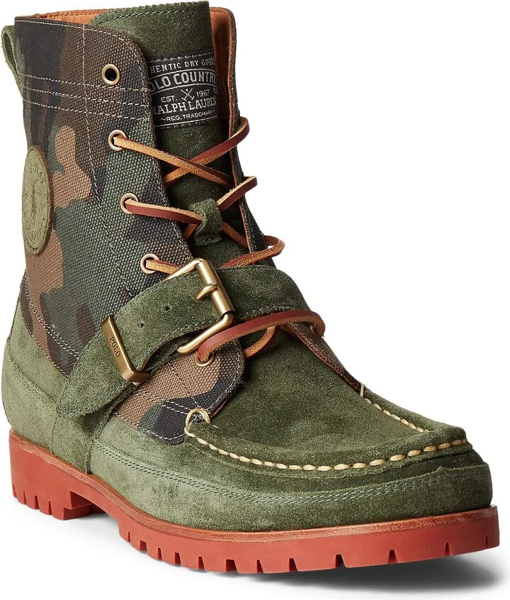 POLO RALPH LAUREN Ranger Boot Army/Camo 7 D (M)