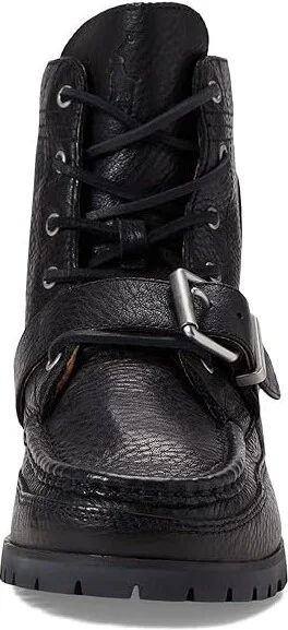 Polo Ralph Lauren Ranger Boot Men's Shoes Black 1 : 9 D - Medium, Suede - Image 2