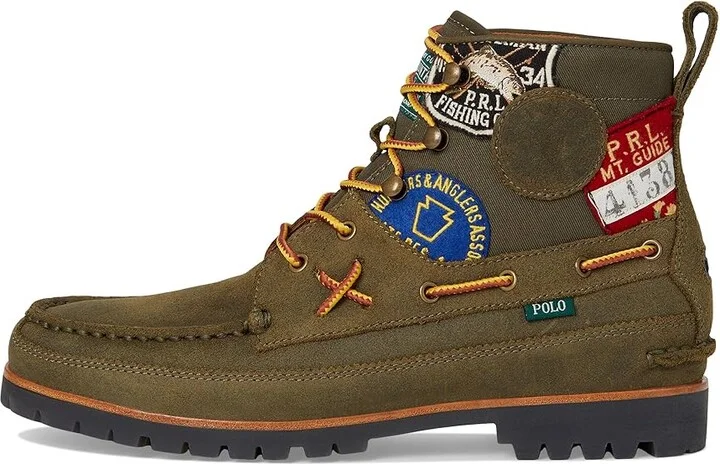 Polo Ralph Lauren Ranger Mid Boot Men's Shoes Canopy Olive : 10.5 D - Medium, Leather - Image 6