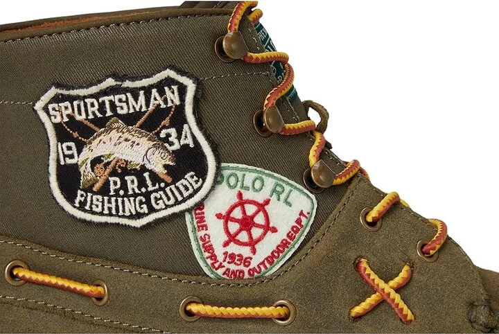 Polo Ralph Lauren Ranger Mid Boot Men's Shoes Canopy Olive : 10.5 D - Medium, Leather - Image 7