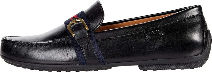 Polo Ralph Lauren Riali Loafer Men's Shoes Black Heavyweight Smooth Leather : 7.5 D - Medium - Image 6