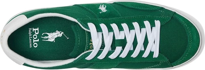 Polo Ralph Lauren Sayer Sport Men's Shoes Green/White : 9 D - Medium, Leather/Rubber - Image 2