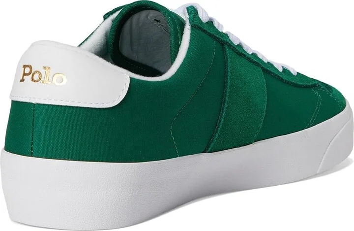 Polo Ralph Lauren Sayer Sport Men's Shoes Green/White : 9 D - Medium, Leather/Rubber - Image 4