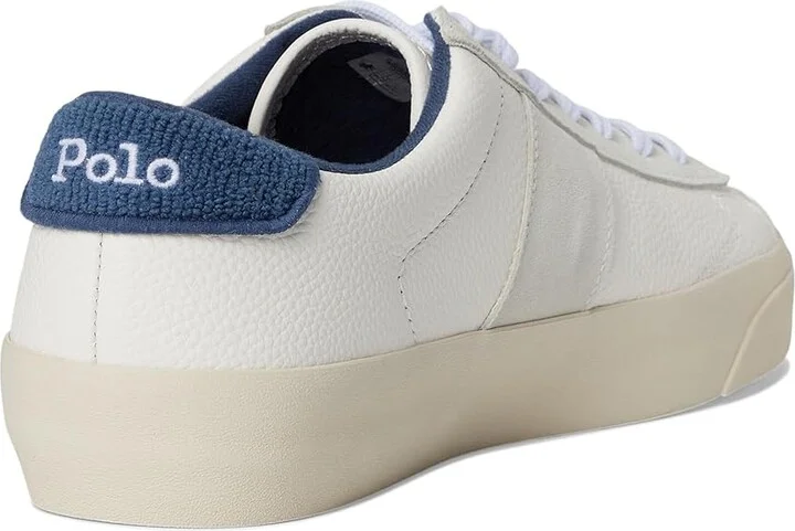 Polo Ralph Lauren Sayer Sport Men's Shoes White/Blue : 11 D - Medium, Leather/Rubber - Image 4