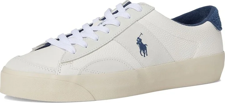 Polo Ralph Lauren Sayer Sport Men's Shoes White/Blue : 11 D - Medium, Leather/Rubber - Image 5