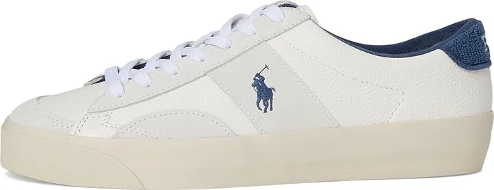Polo Ralph Lauren Sayer Sport Men's Shoes White/Blue : 11 D - Medium, Leather/Rubber - Image 6