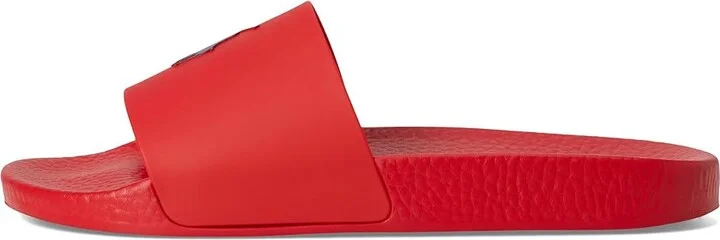 Polo Ralph Lauren Signature Pony Slide Men's Wedge Shoes RL 2000 Red : 14 D - Medium, Synthetic - Image 6