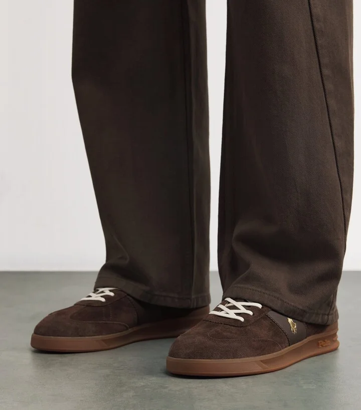 Polo Ralph Lauren Suede Heritage Aera Sneakers - Image 2