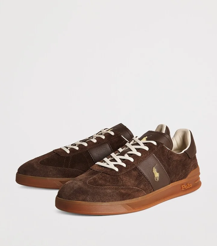 Polo Ralph Lauren Suede Heritage Aera Sneakers - Image 3