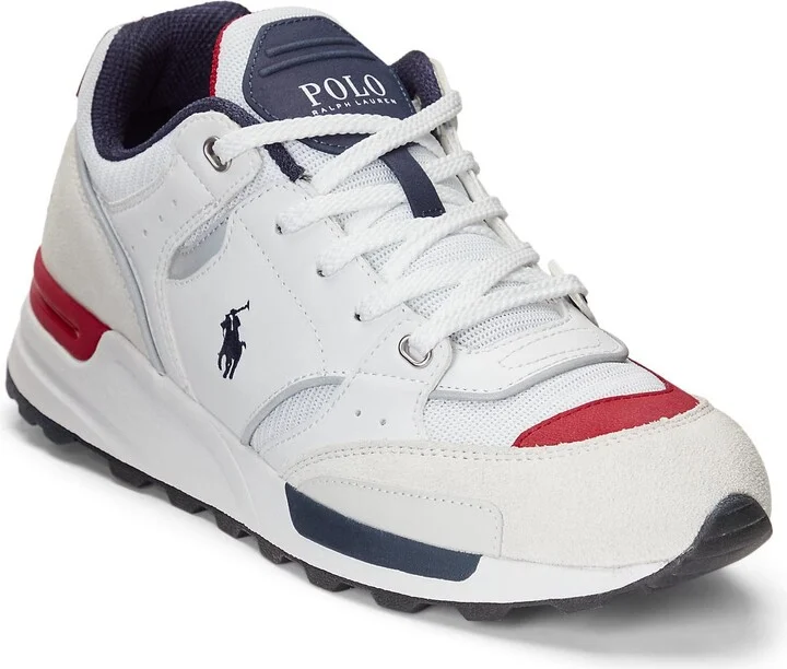 POLO RALPH LAUREN Trackster 200 Grey/Navy/White/Red 10 D (M)