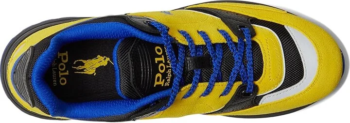 Polo Ralph Lauren Trackster 200 Men's Shoes Black : 11.5 D - Medium, Suede - Image 2