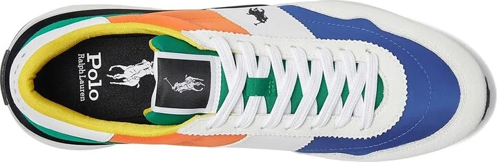 Polo Ralph Lauren Train 89 PP Men's Shoes Asymmetrical Color-Block : 10 D - Medium, Leather - Image 2