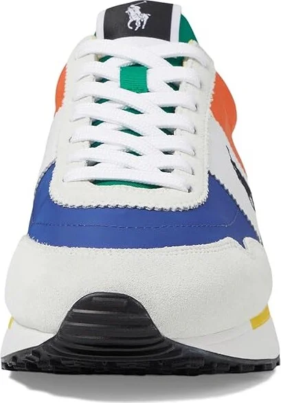 Polo Ralph Lauren Train 89 PP Men's Shoes Asymmetrical Color-Block : 10 D - Medium, Leather - Image 5