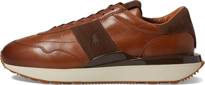 Polo Ralph Lauren Train 89 PP Men's Shoes Light Beige : 10 D - Medium, Leather - Image 6