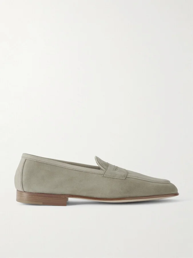 Polperro Suede Penny Loafers