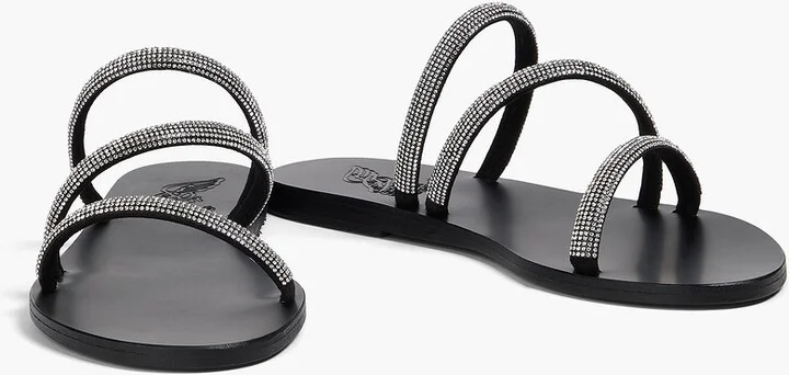 Polytimi crystal-embellished leather sandals - Image 2