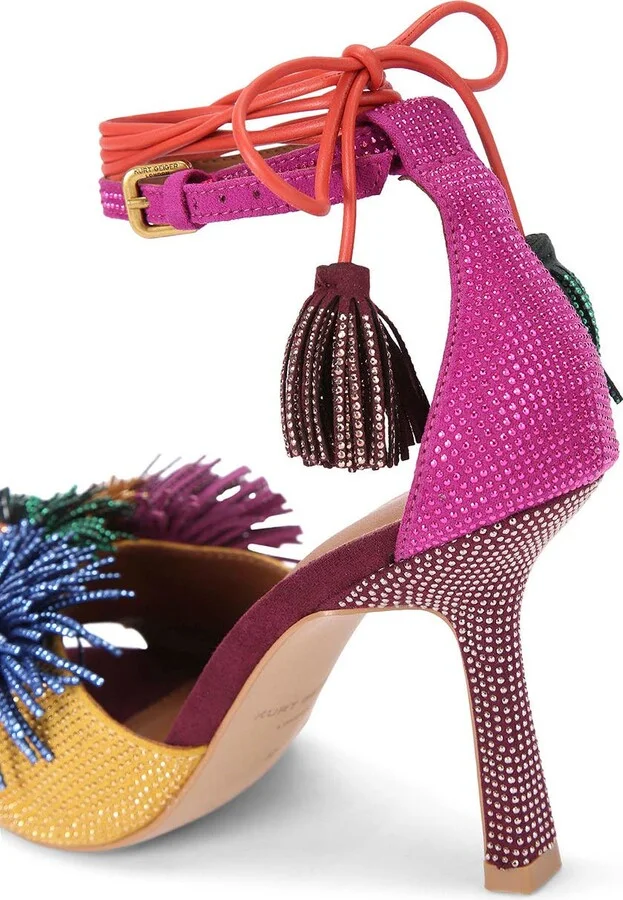 Pompom Ankle Strap Sandal - Image 8