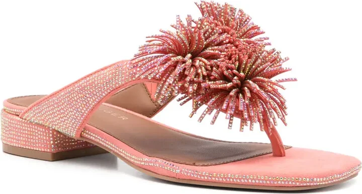 Pompom-Detail Flip Flop - Image 2
