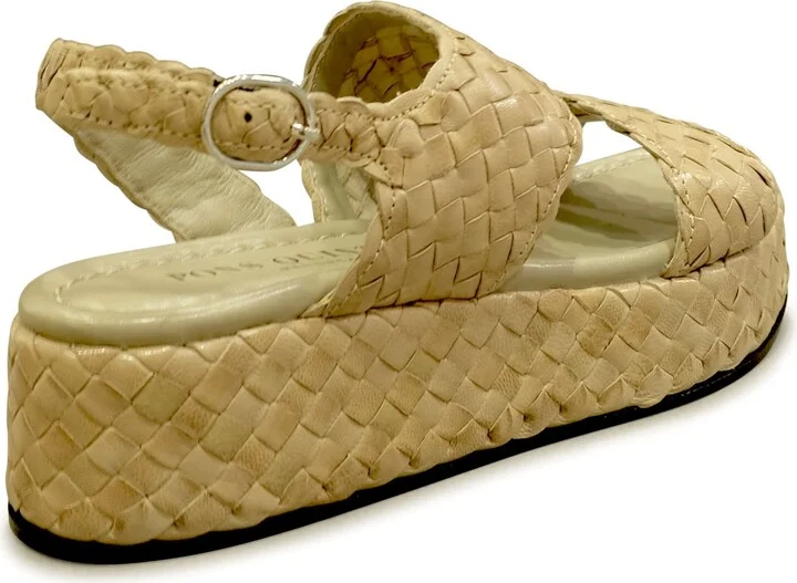 Pons Quintana Leather Forli Flat Sandals - Image 3